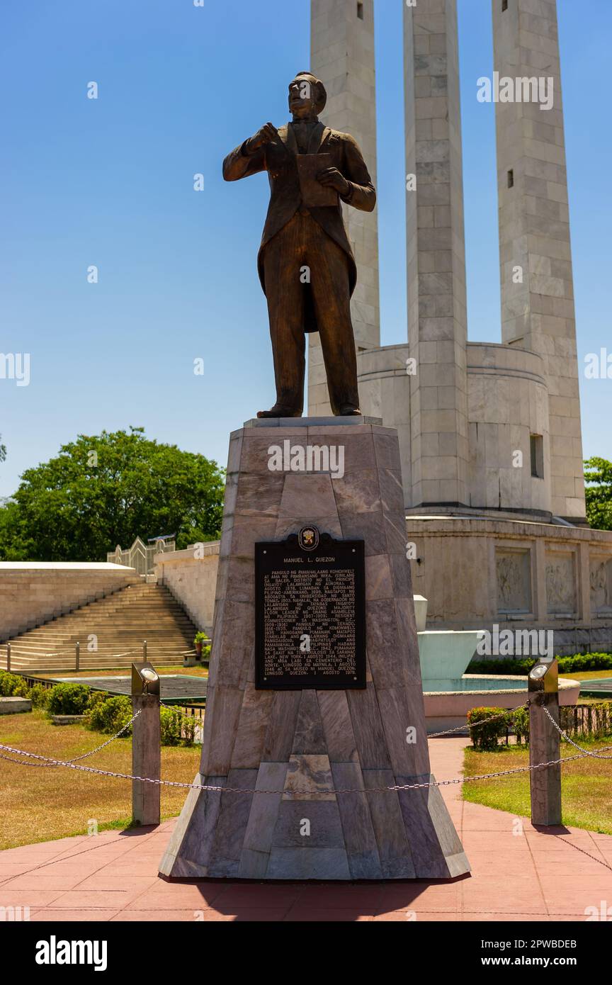 The Quezon Memorial Circle, Manila, The Philippines Stock Photo