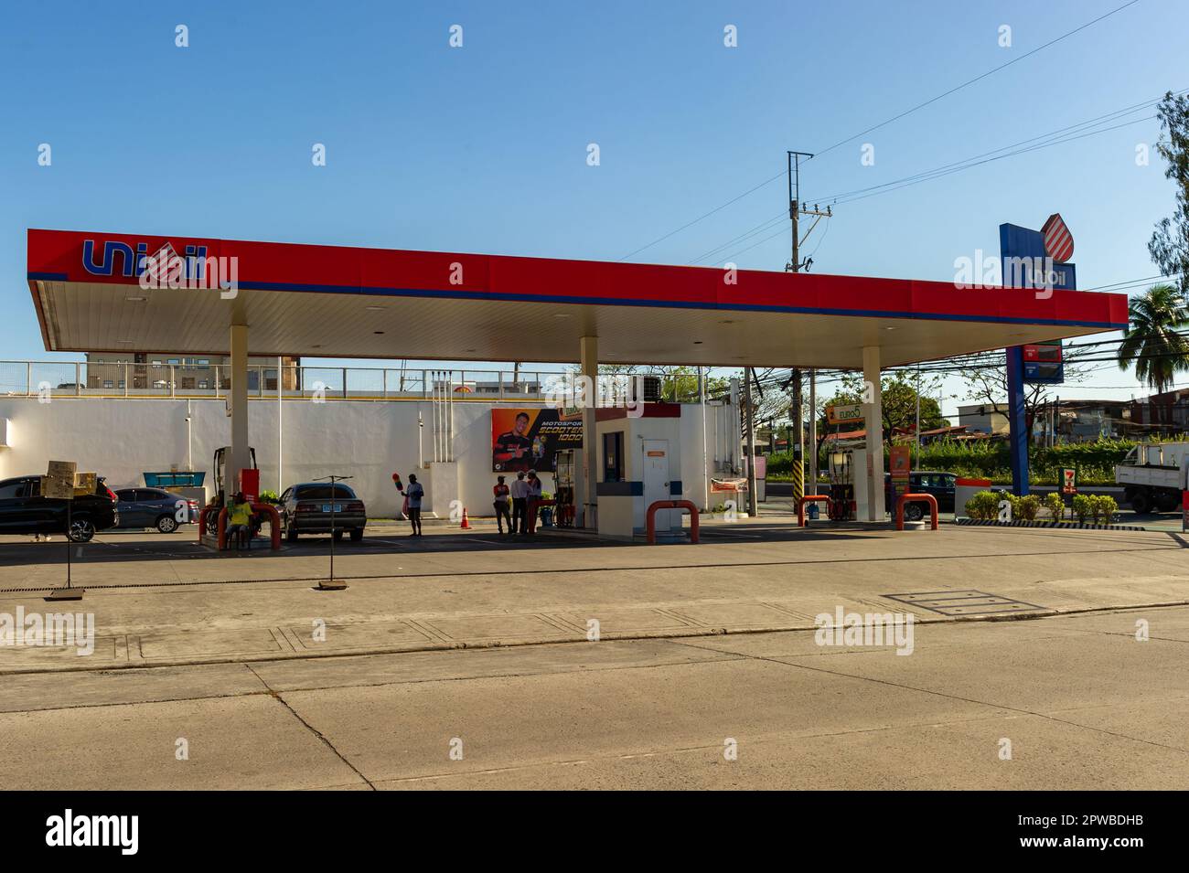 Philippines fuel station hi-res stock photography and images - Alamy