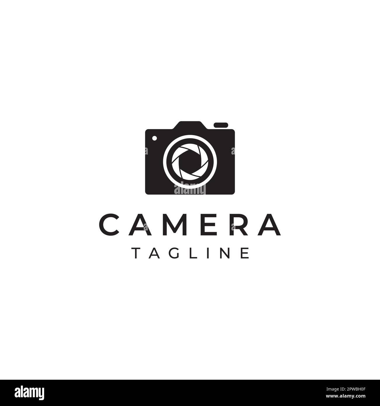 Photography camera logo, lens camera shutter, digital, line