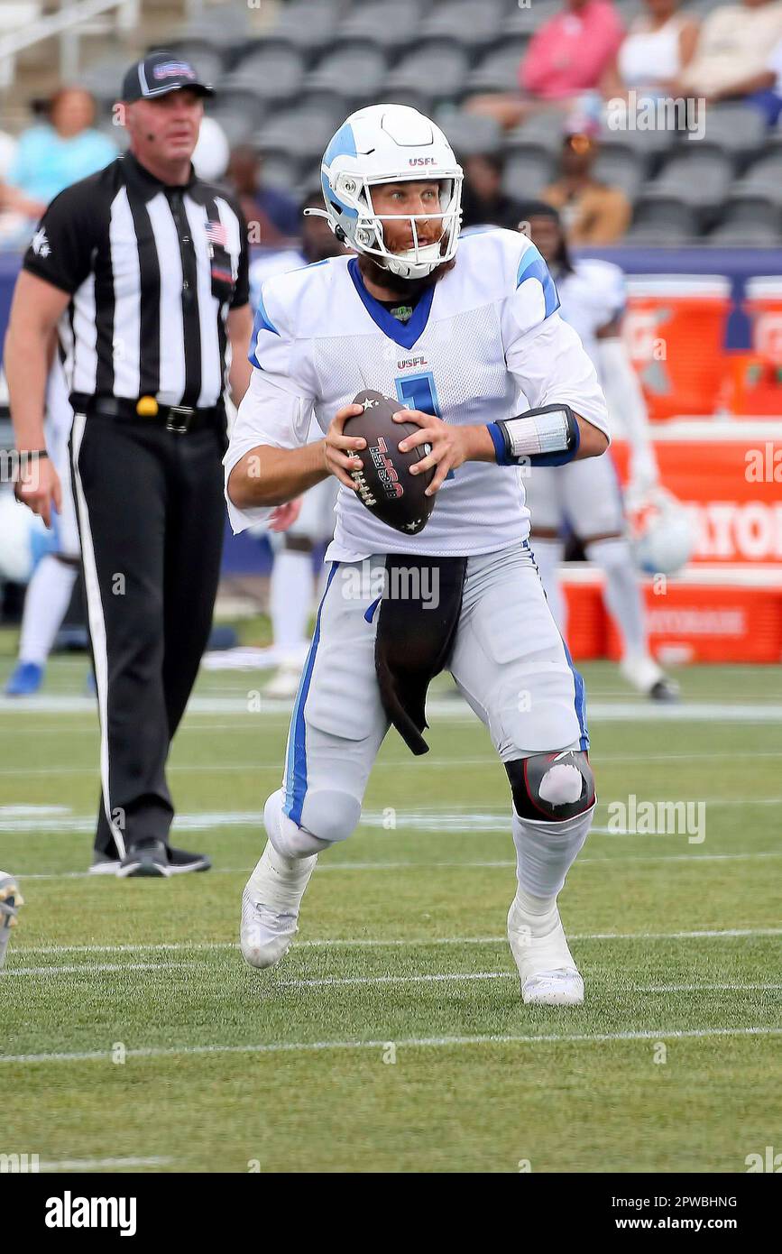 BIRMINGHAM, AL APRIL 29 New Orleans Breakers quarterback McLeod