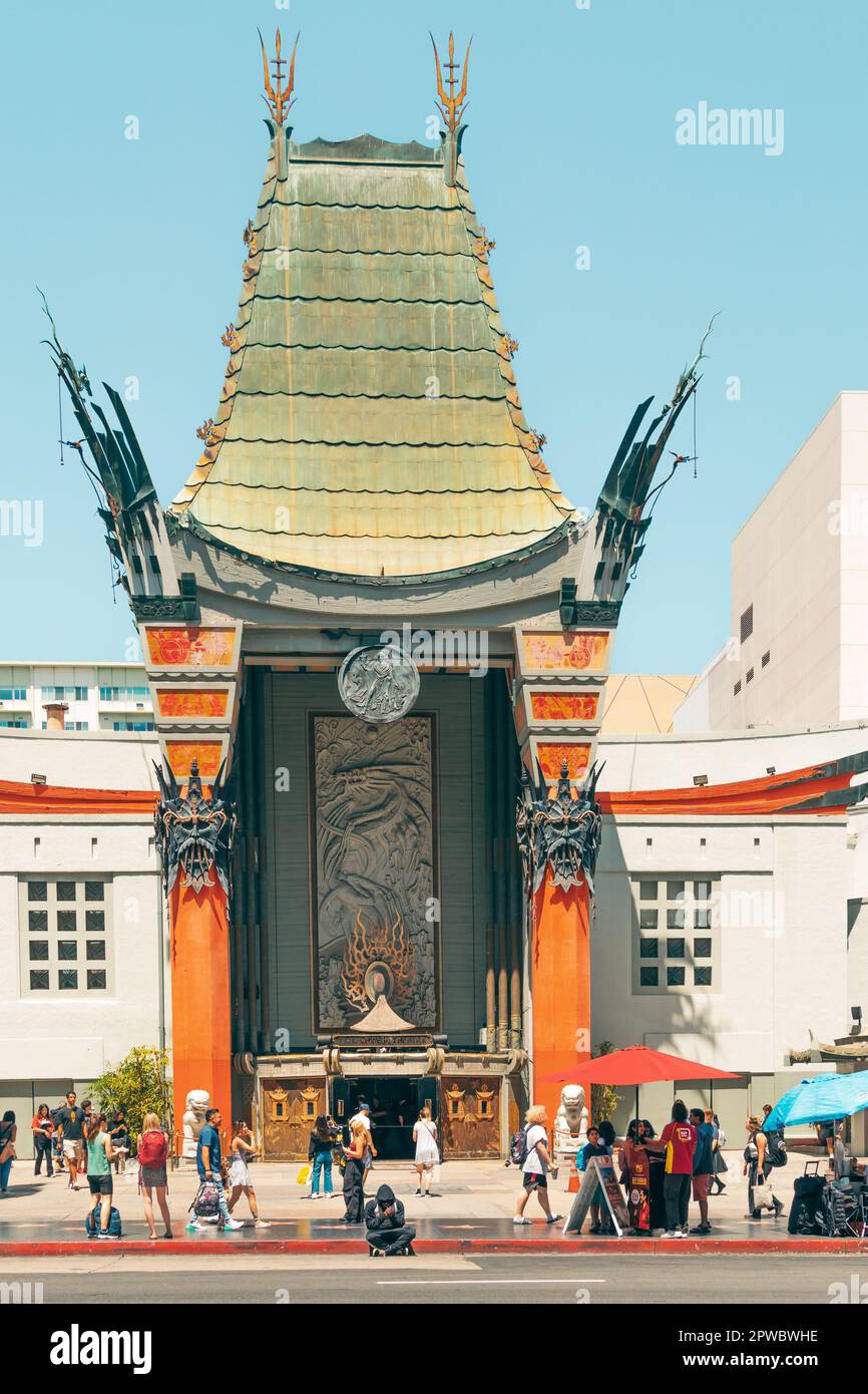 Los Angeles, California, USA April 26, 2023. Grauman's Chinese