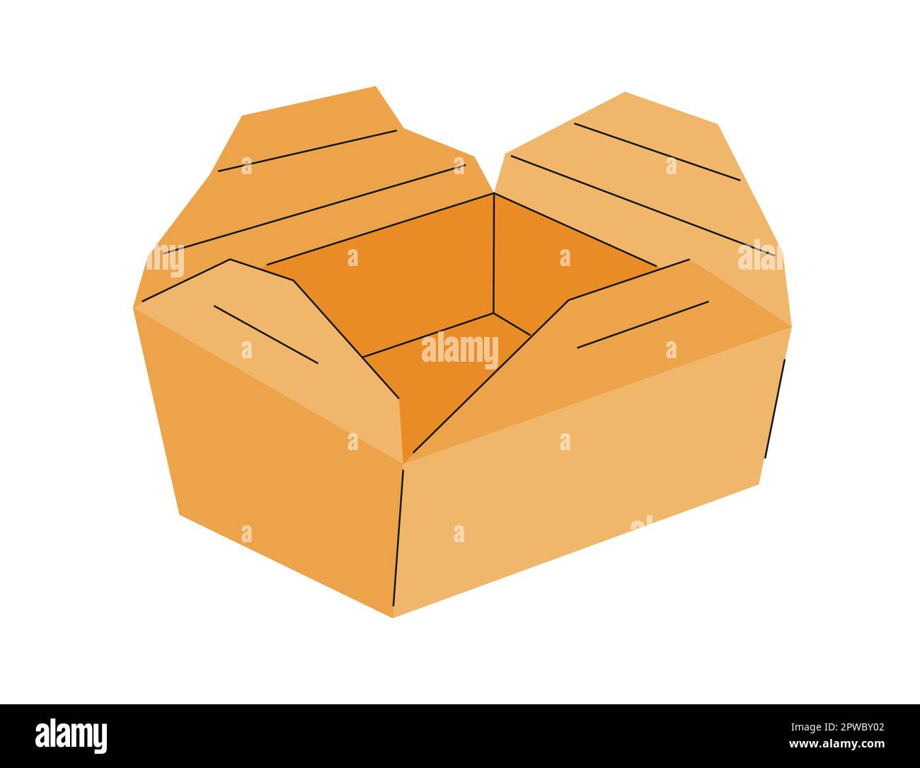 Food takeaway carton package vector. Lunch boxes. Cardboard cups