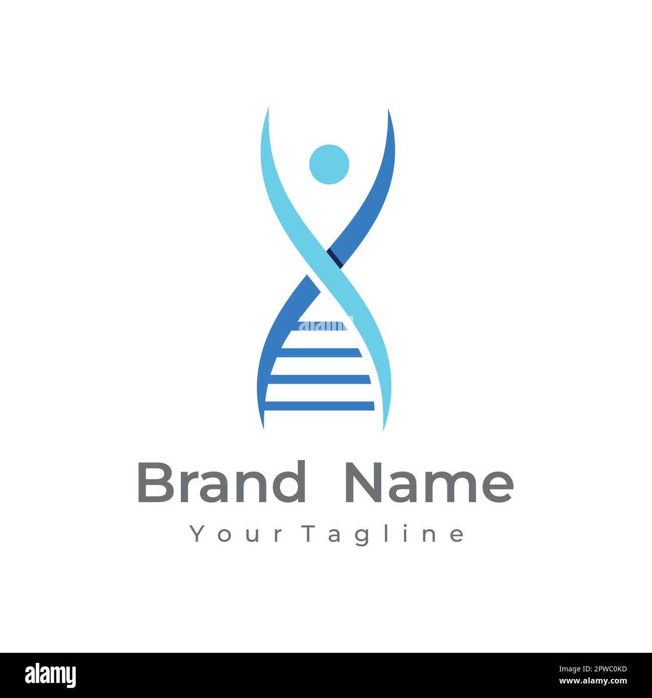 Logo design template DNA elements. Bio tech, DNA people, bio DNA, DNA