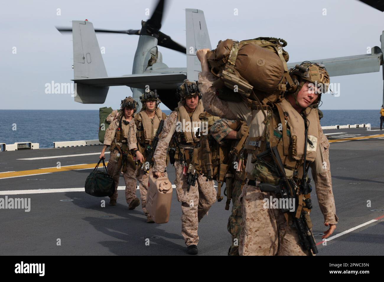 ATLANTIC OCEAN (April 17, 2023) 26th Marine Expeditionary Unit ...