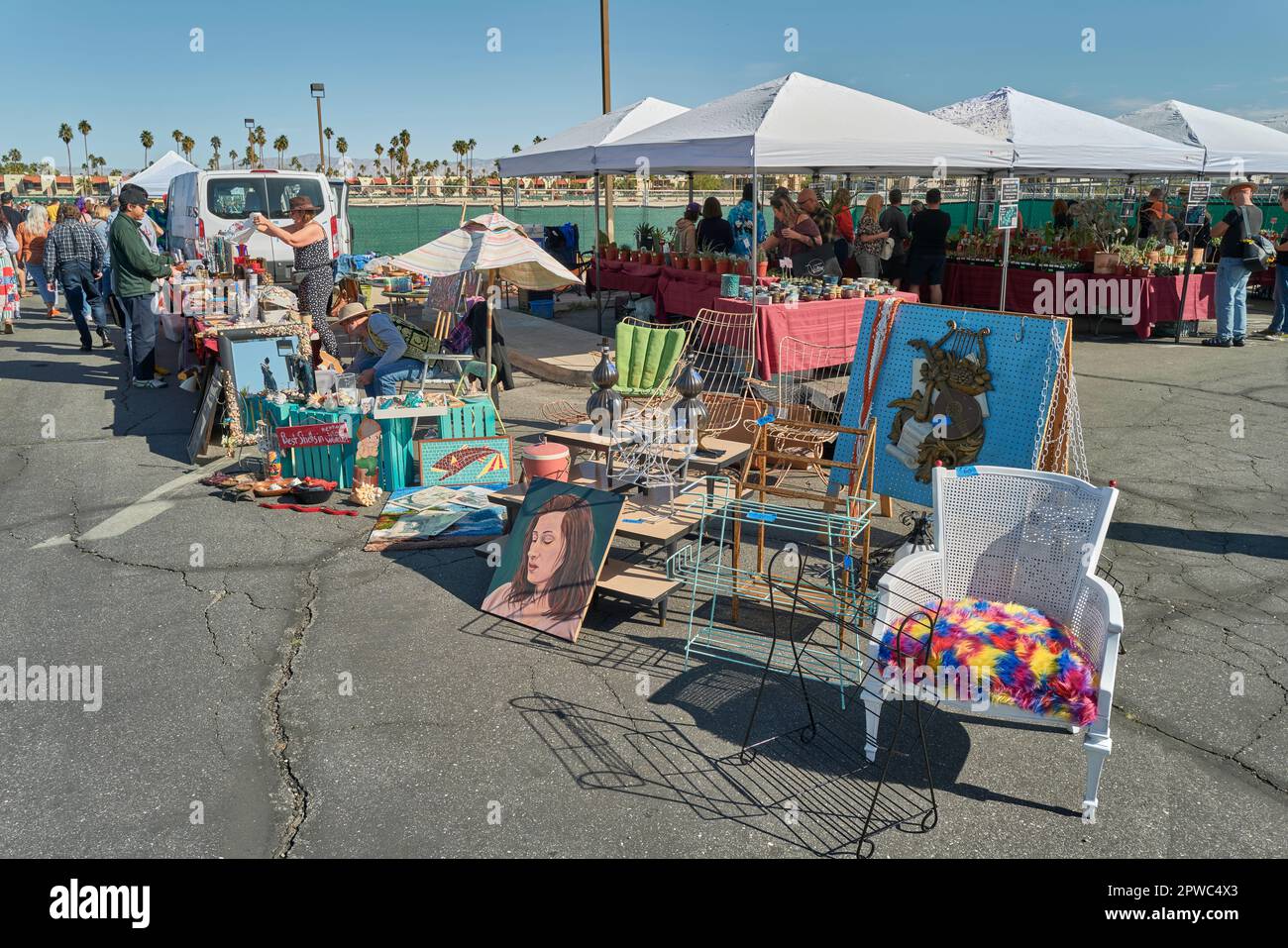 Mid Century modern furniture show, Palm Springs Stock Photo Alamy