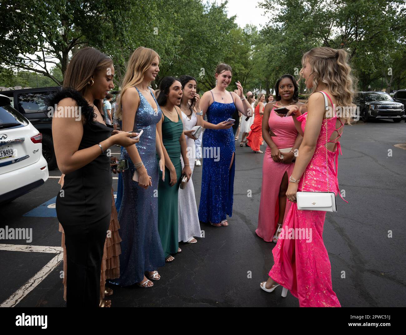 Prom gown high school prom hi res stock photography and images Alamy