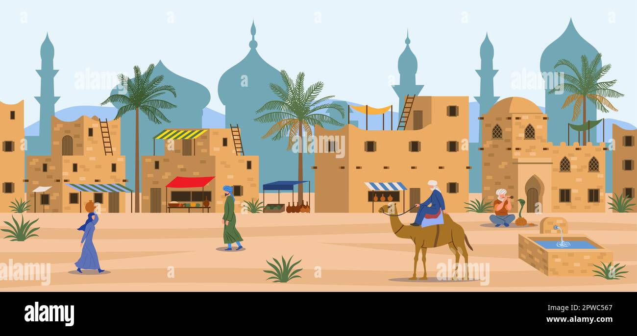 Arab city concept Stock Vector Image & Art - Alamy