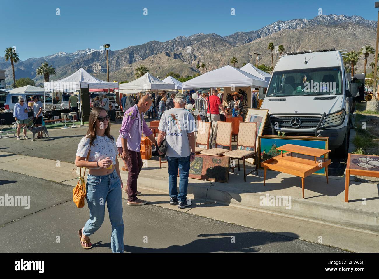 Mid Century modern furniture show, Palm Springs Stock Photo Alamy