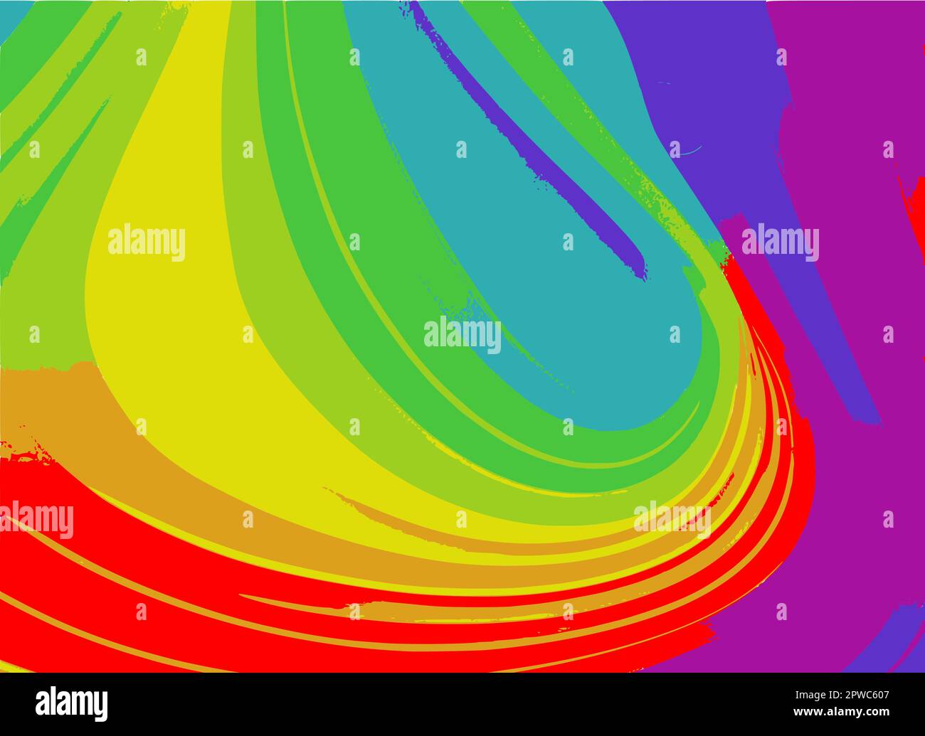 An abstract rainbow background vector illustration Stock Vector Image ...