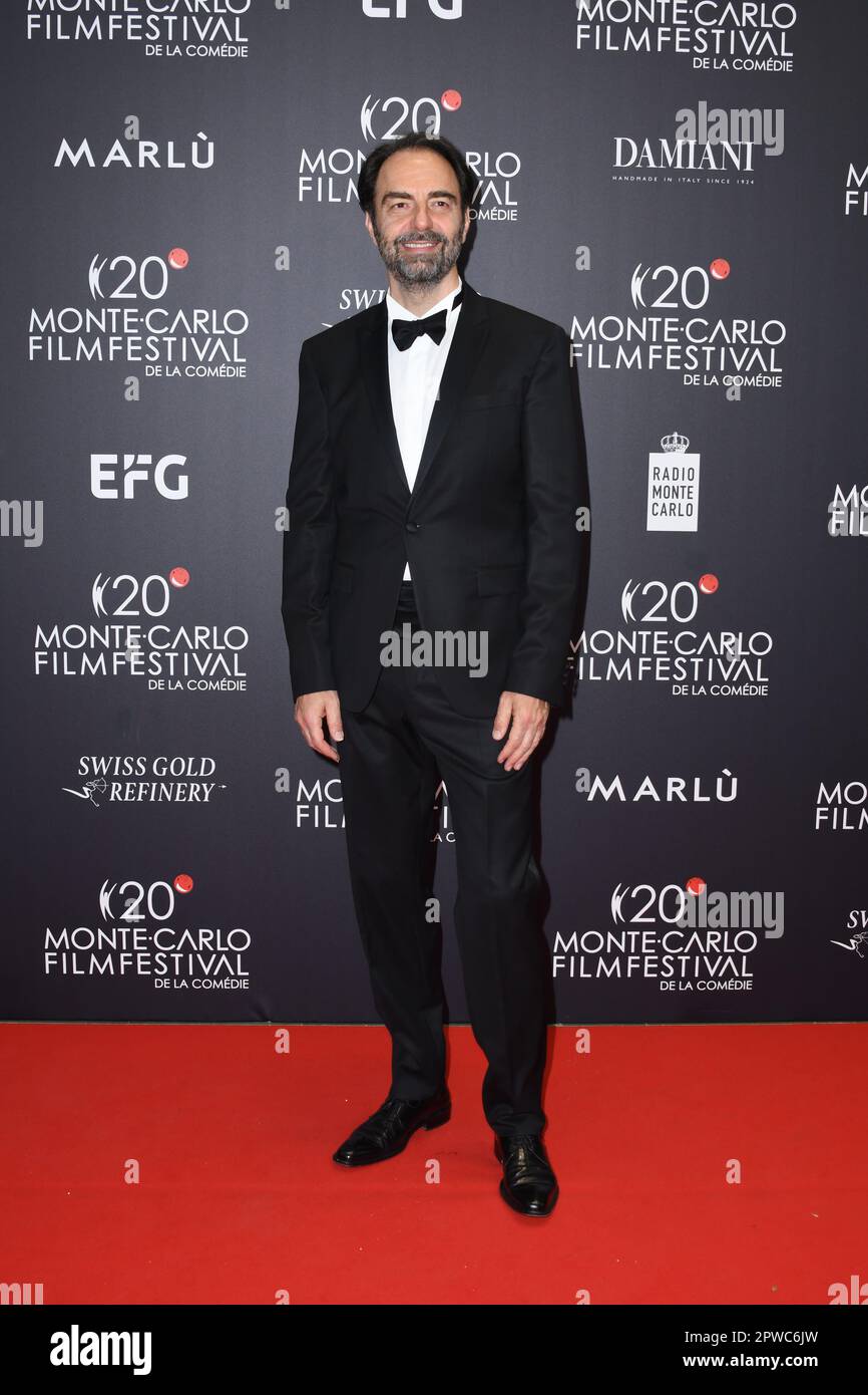 20th Monte-Carlo Film Festival De La Comedie. Red Carpet awards ceremony. In the photo: Neri Marcore Stock Photo