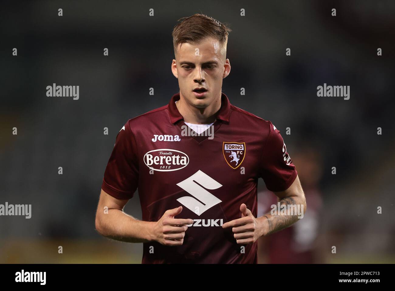 Ivan Ilic Torino Fc Celebrates Goal Editorial Stock Photo - Stock Image