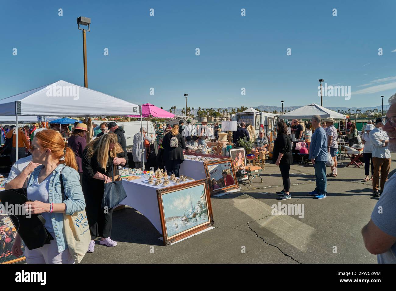 Mid Century modern furniture show, Palm Springs Stock Photo