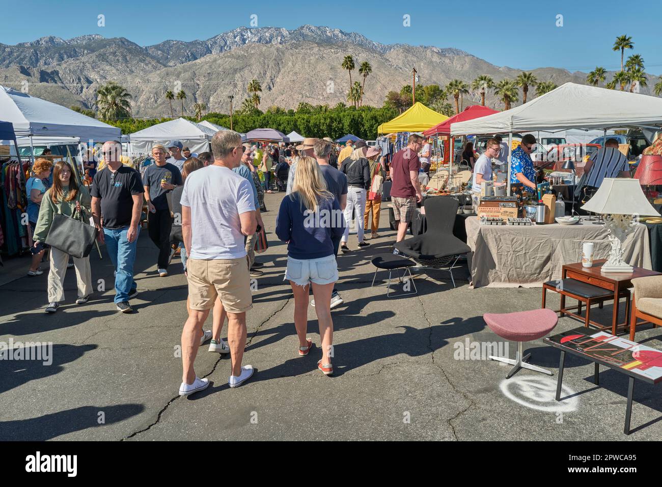 Mid Century modern furniture show, Palm Springs Stock Photo Alamy