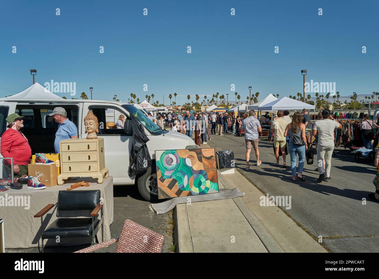 Mid Century modern furniture show, Palm Springs Stock Photo Alamy