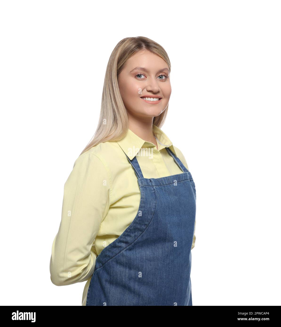Beautiful young woman in denim hi-res stock photography and images - Alamy