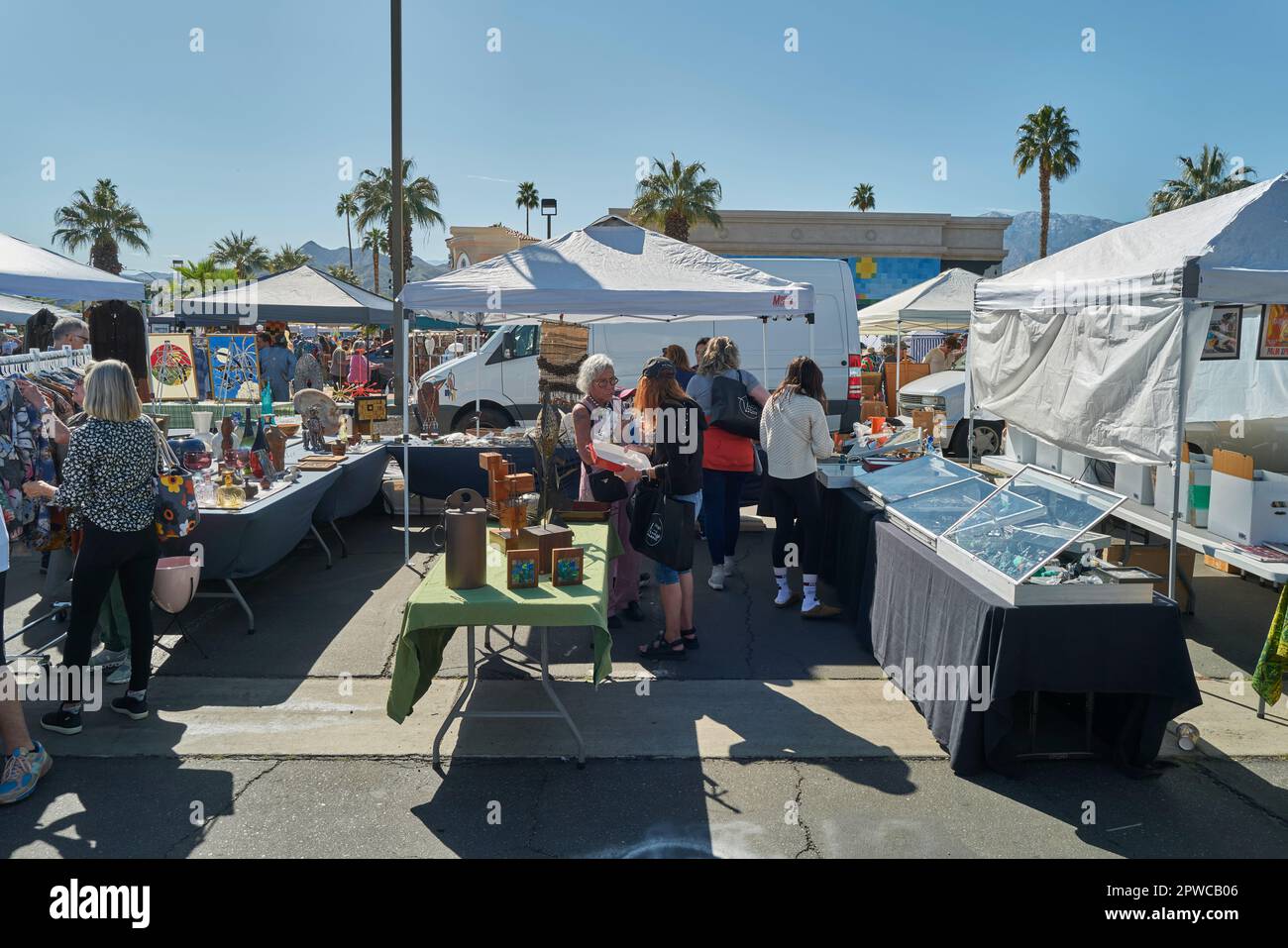 Mid Century modern furniture show, Palm Springs Stock Photo