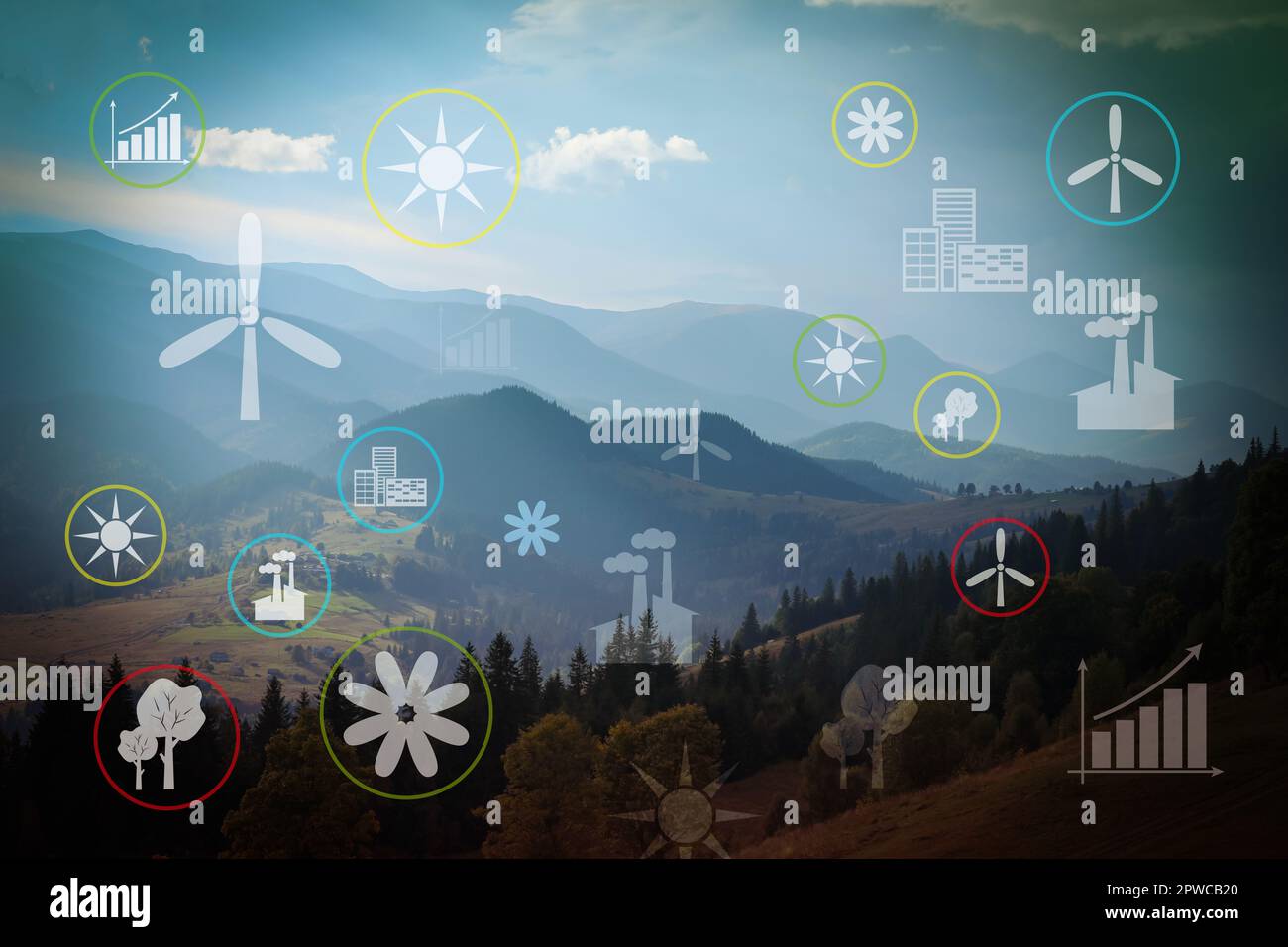 Sustainable development goals icons hi-res stock photography and images ...