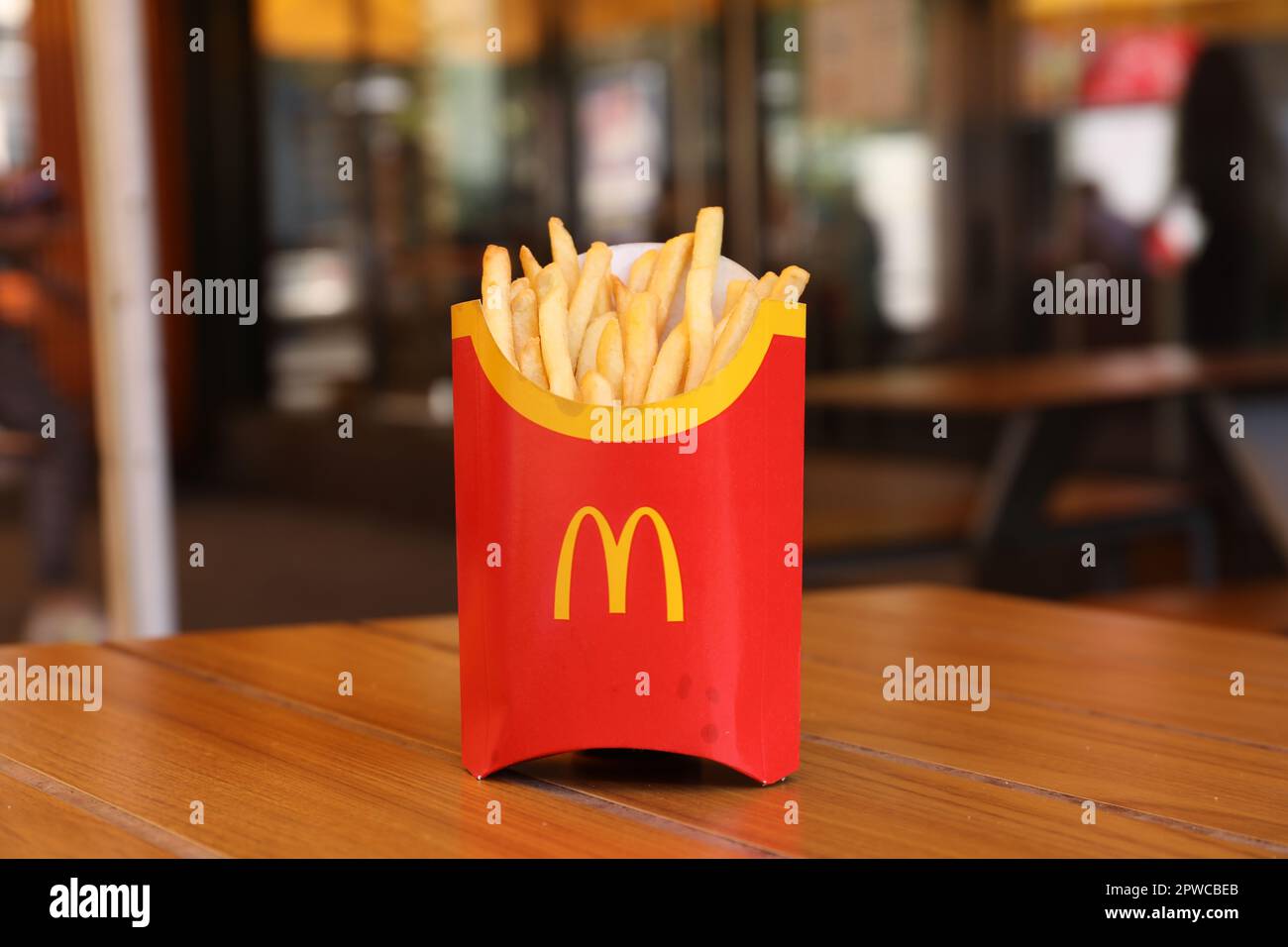 Mcdonalds french fries chips box hi-res stock photography and images - Page  2 - Alamy