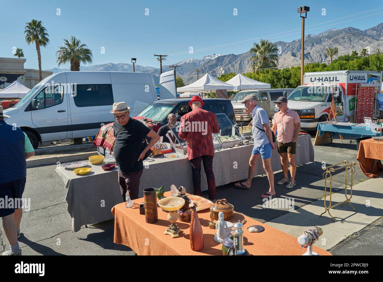 Mid Century modern furniture show, Palm Springs Stock Photo Alamy