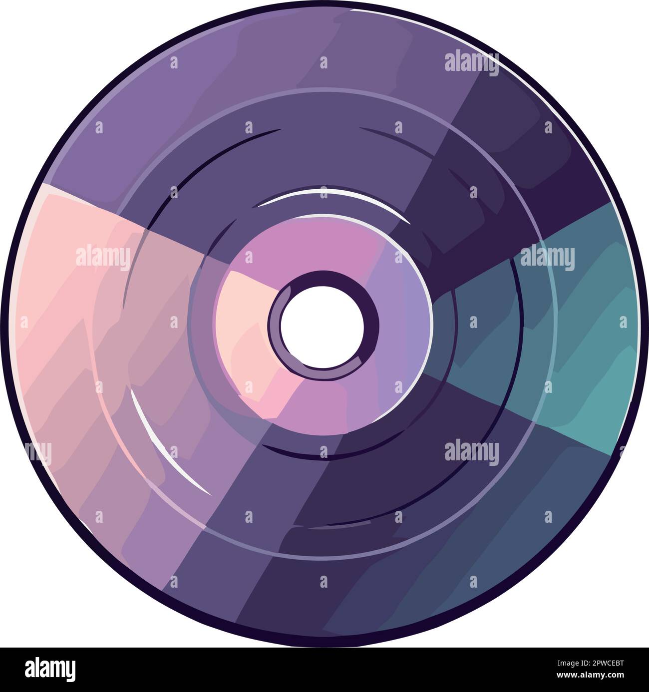 Drawable Computer Disc tech compact disc device Stock Vector Image & Art - Alamy