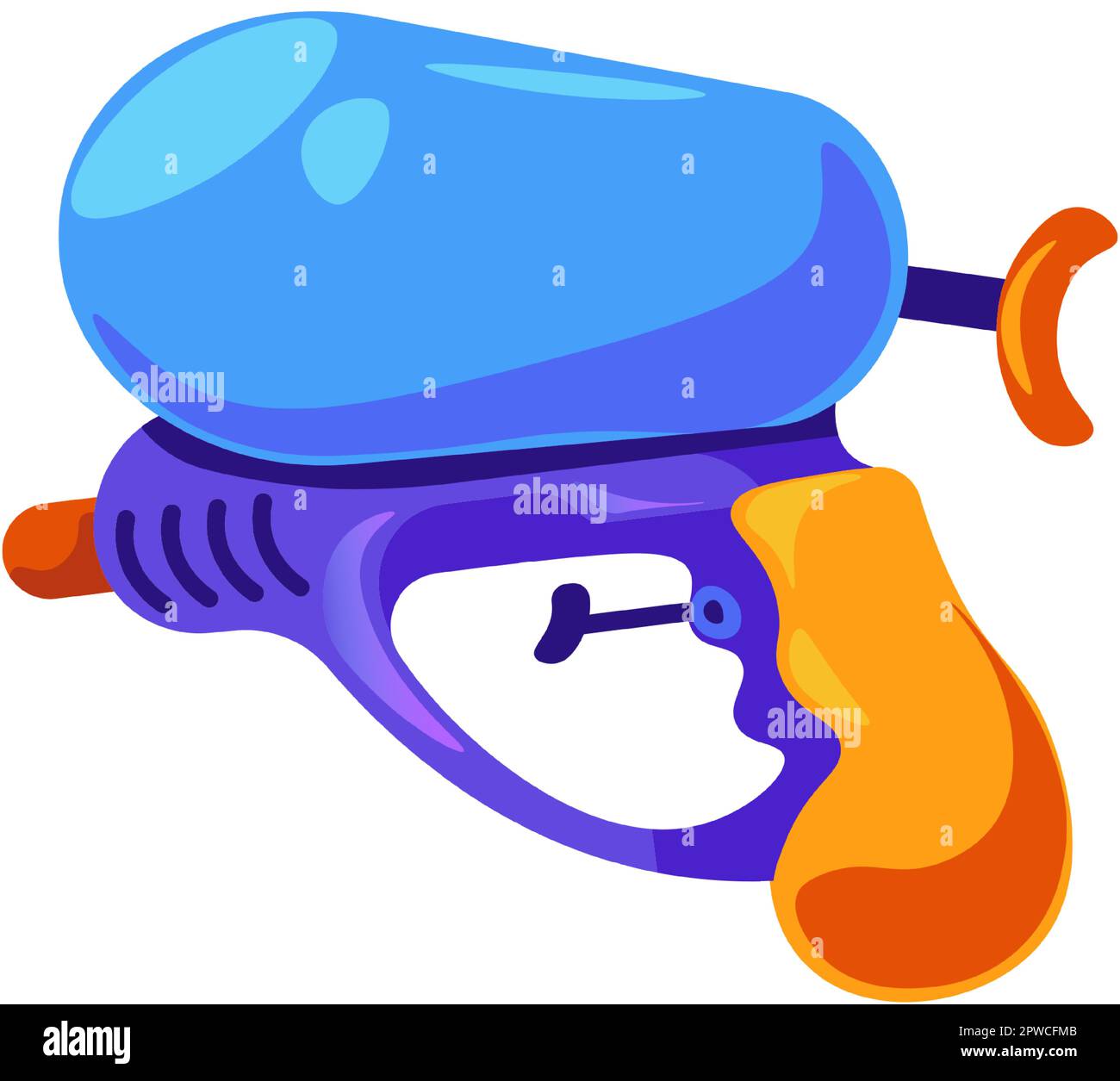 Water gun or pistol for playing games outdoors Stock Vector Image & Art ...