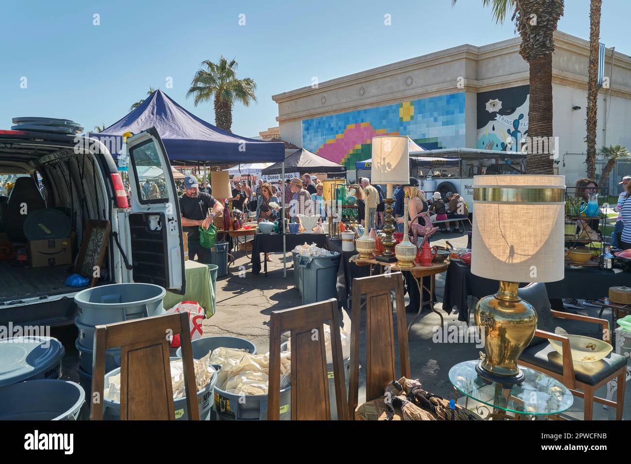 Mid Century modern furniture show, Palm Springs Stock Photo Alamy