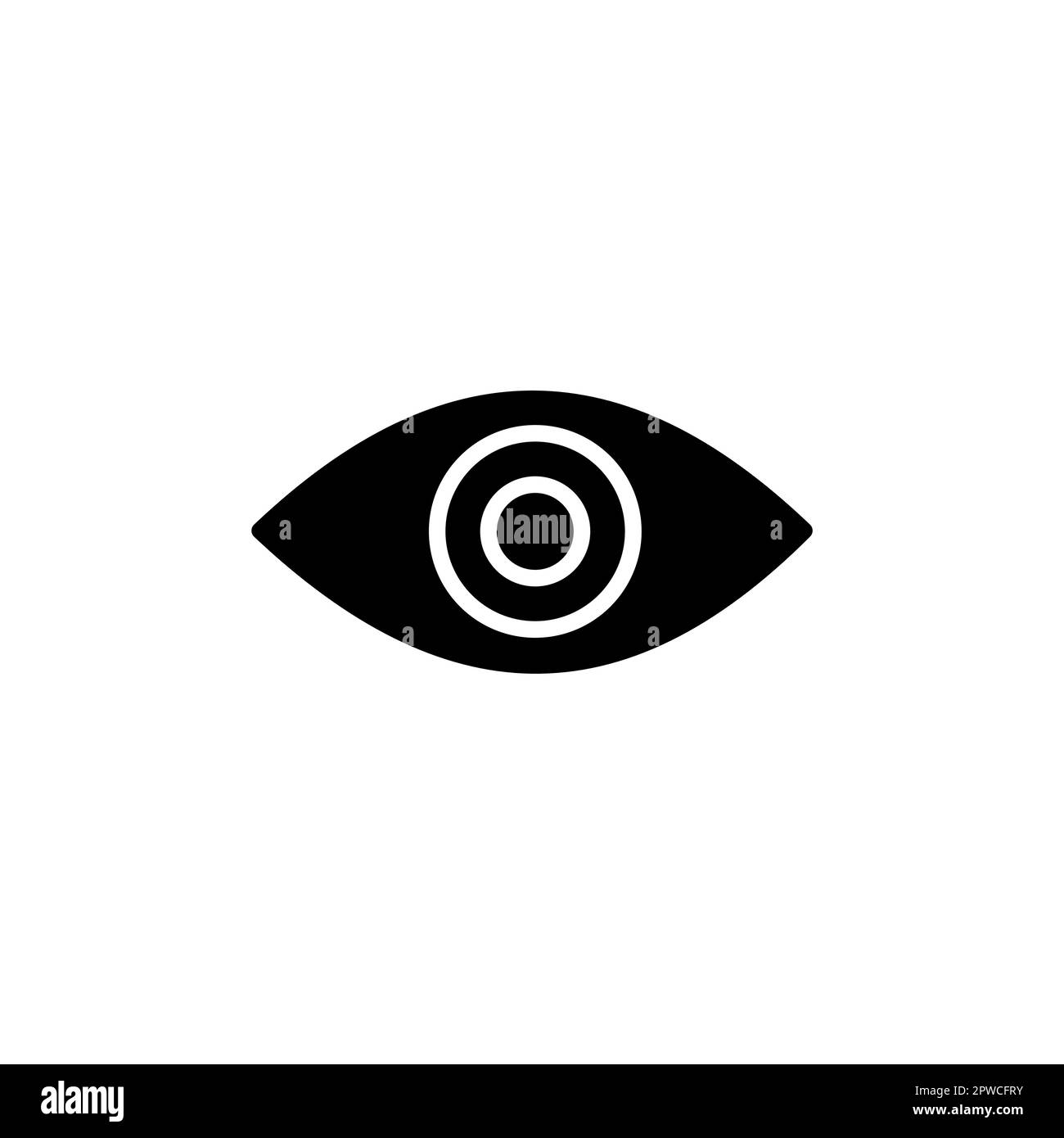 Eye icon. Look and Vision icon. Eye vector icon Stock Vector Image ...