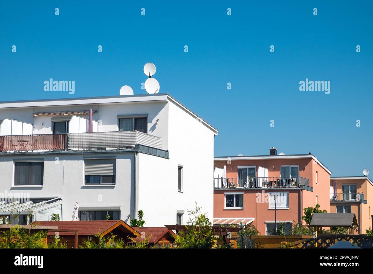 Modern homes seen in Berlin, Germany Stock Photo - Alamy