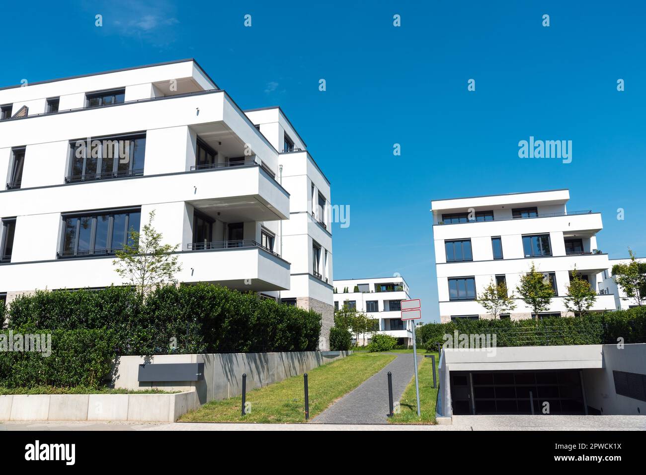 Modern homes seen in Berlin, Germany Stock Photo - Alamy