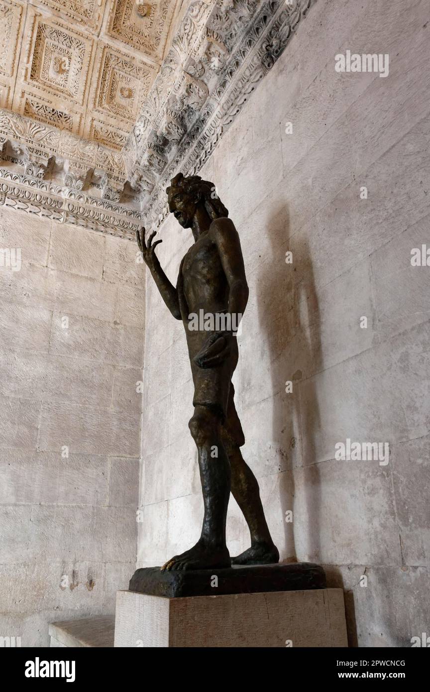 Diocletian's Palace, Temple of Jupiter, statue of John the Baptist