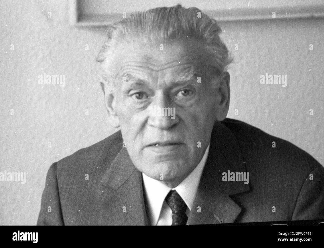 Personalities from politics, economy and culture from the years 1965-71. Max Reimann (KPD-DKP) d. 1977, DEU, Germany Stock Photo