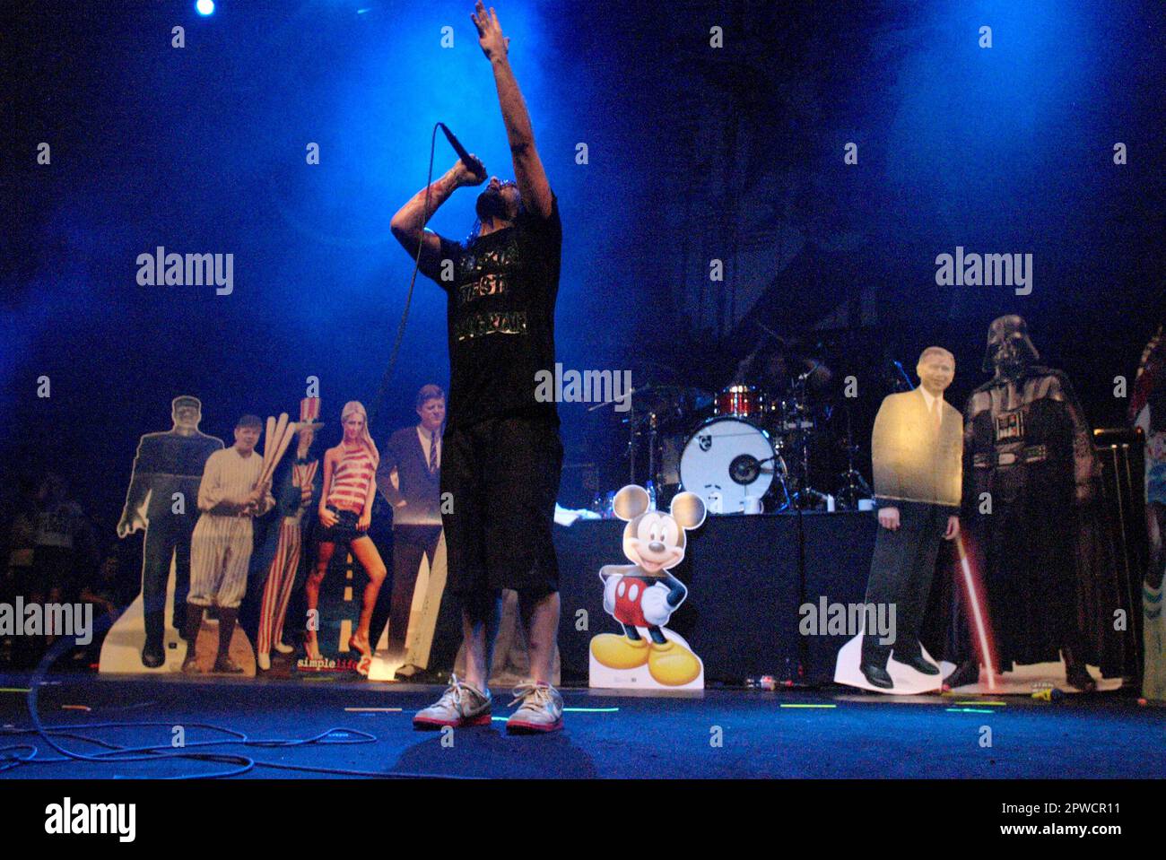 Bert McCracken of The Used. Rockstar Taste of Chaos 2007 at Sydney