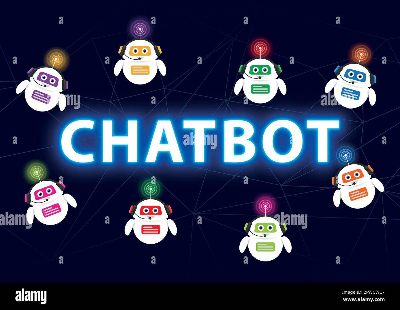 Chatbot Stock Vector Images - Alamy