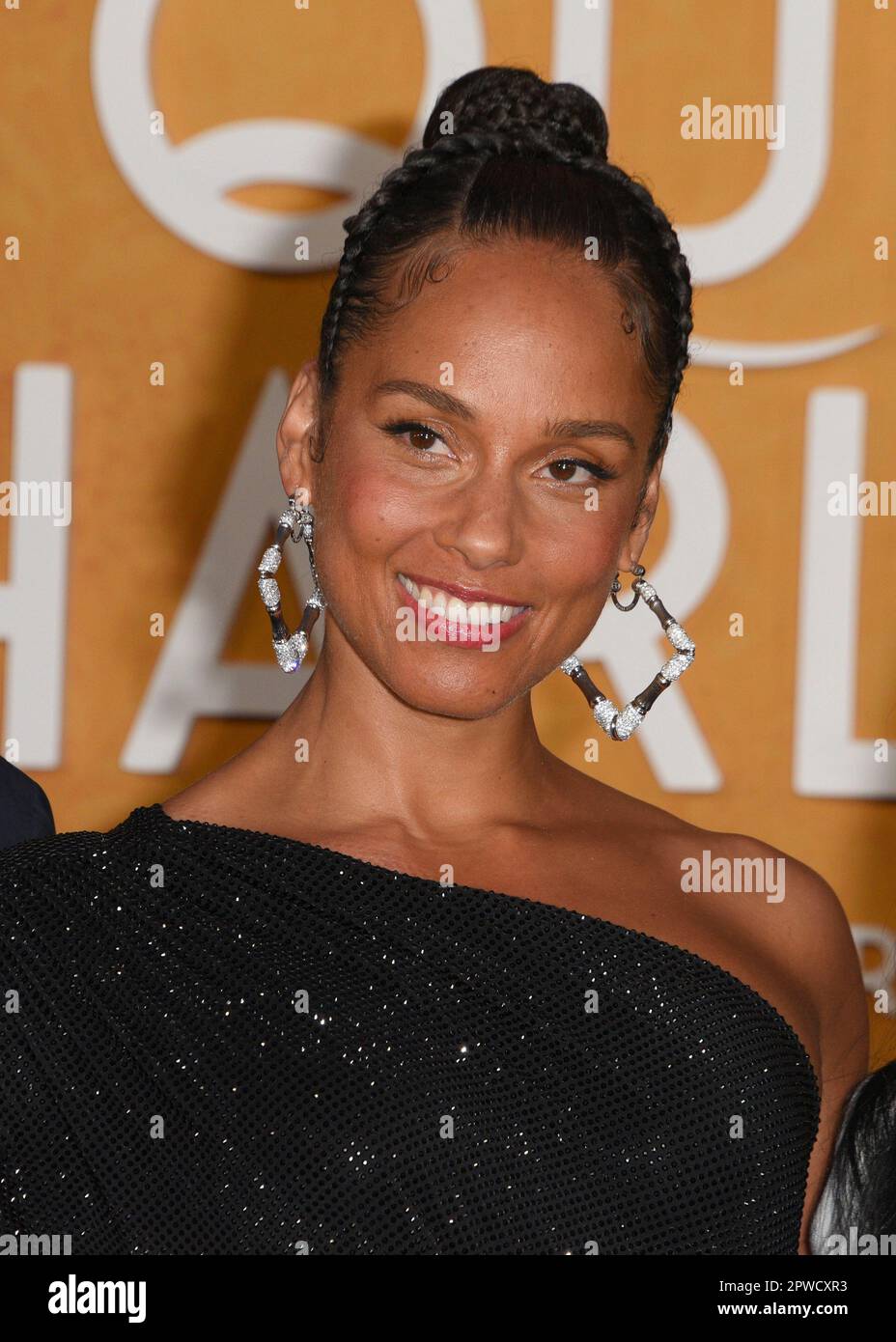 Alicia Keys attends the premiere event for Netflix’s Queen Charlotte