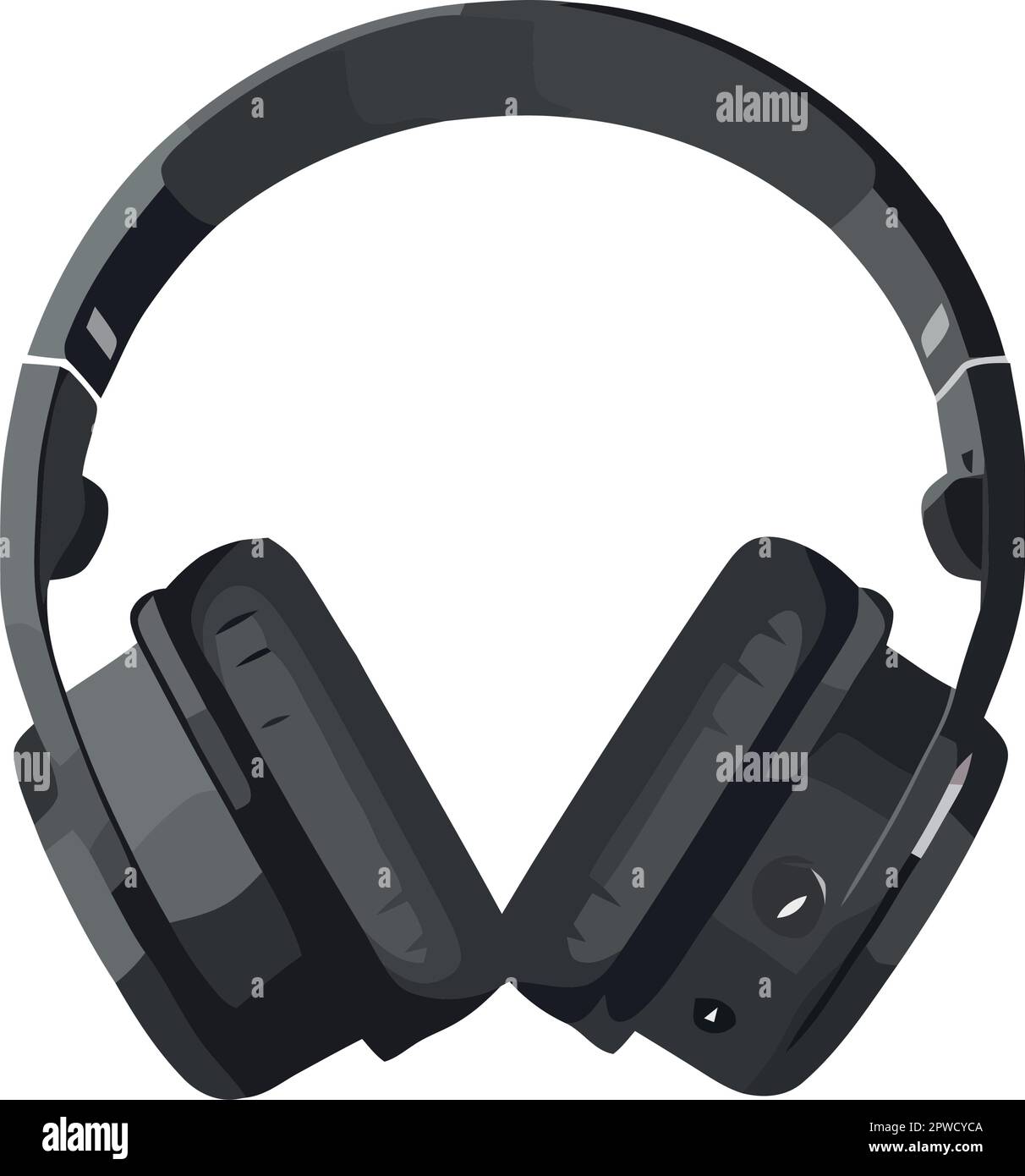 Modern headphones symbolize musical elegance Stock Vector Image & Art