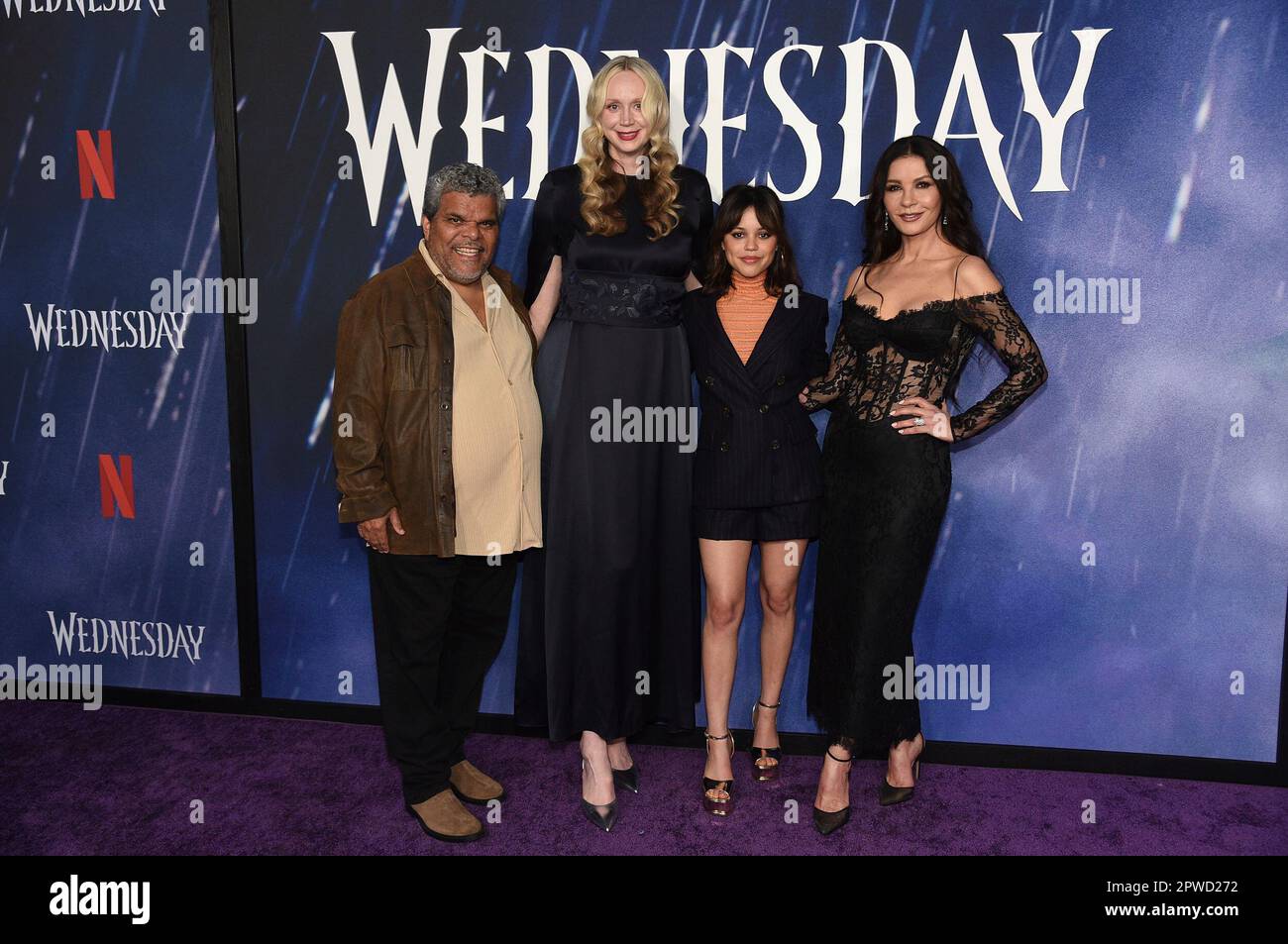 Jenna Ortega Links Up With 'Wednesday' Co-Stars Catherine Zeta-Jones and  Gwendoline Christie: Photo 1375457, Catherine Zeta Jones, Gwendoline  Christie, Jenna Ortega, Luis Guzman, Netflix, Wednesday Pictures