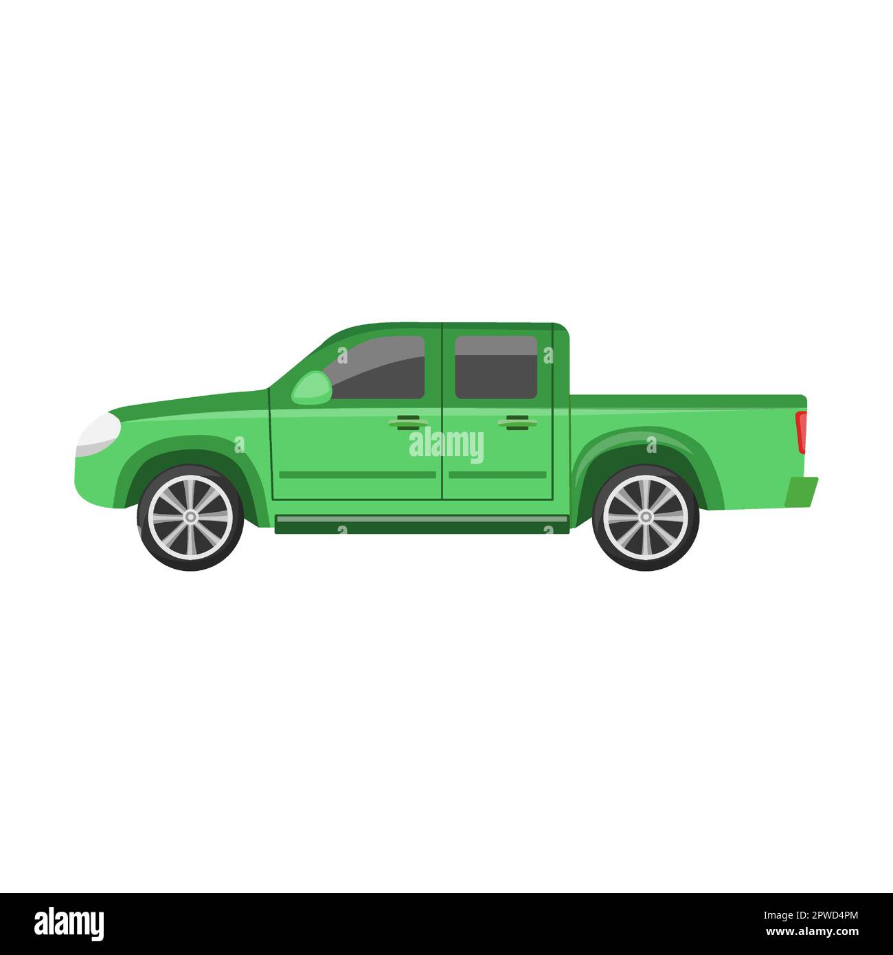 Driving pickup truck side view hi-res stock photography and images