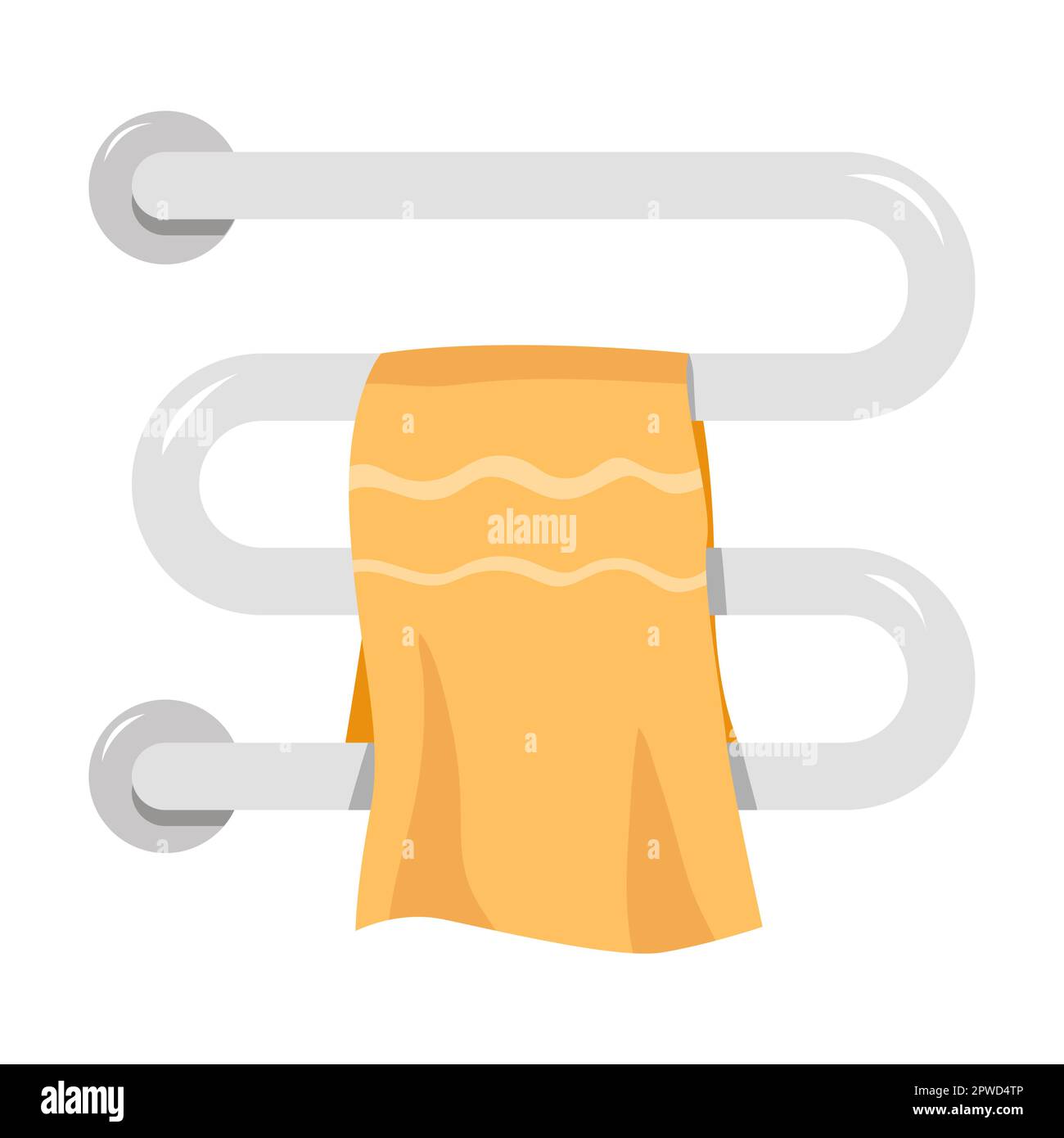 Dryer for towels and clothes, furniture element for bathroom and toilet