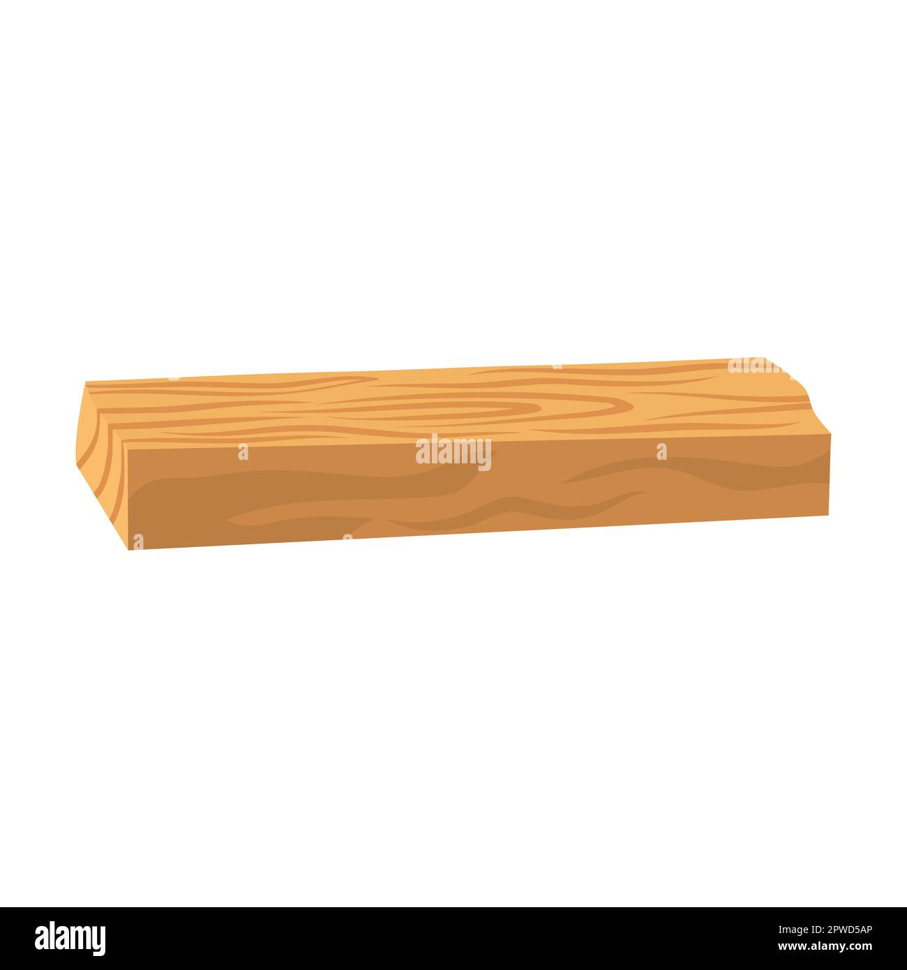 piece of wood from hardware store. Stack of trees with branches, wooden