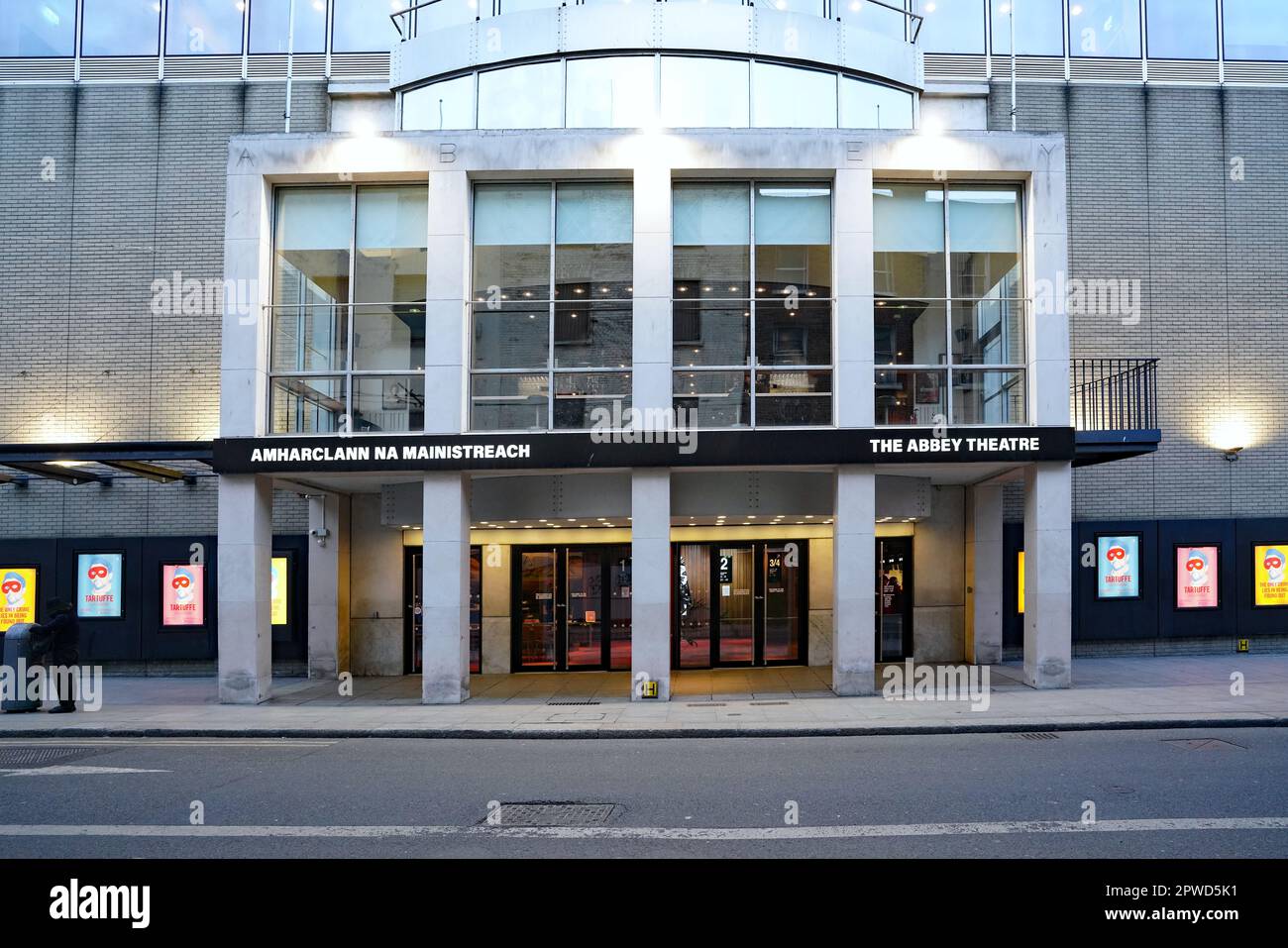 Abbey Theatre, the premier live theatre venue in Dublin Stock Photo Alamy
