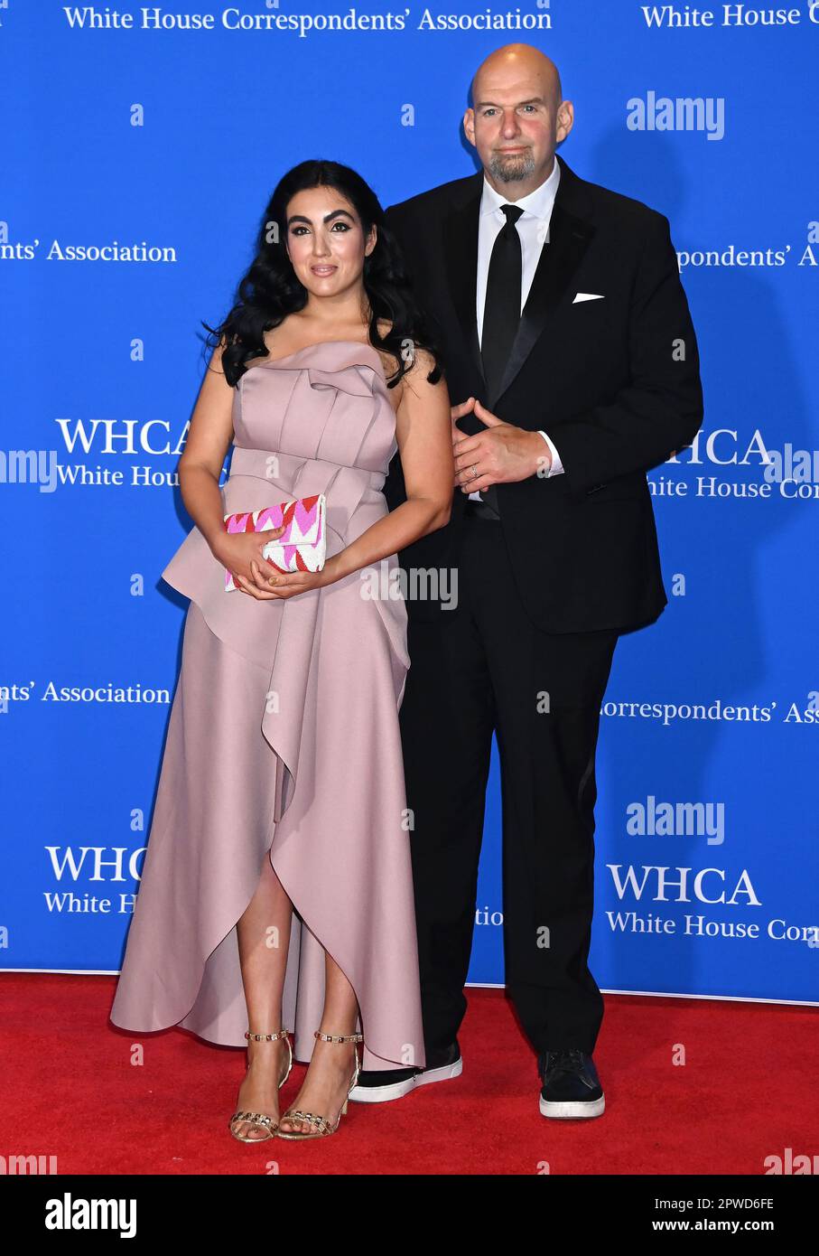 Washington, DC, USA. 29th Apr, 2023. Gisele Barreto Fetterman and John
