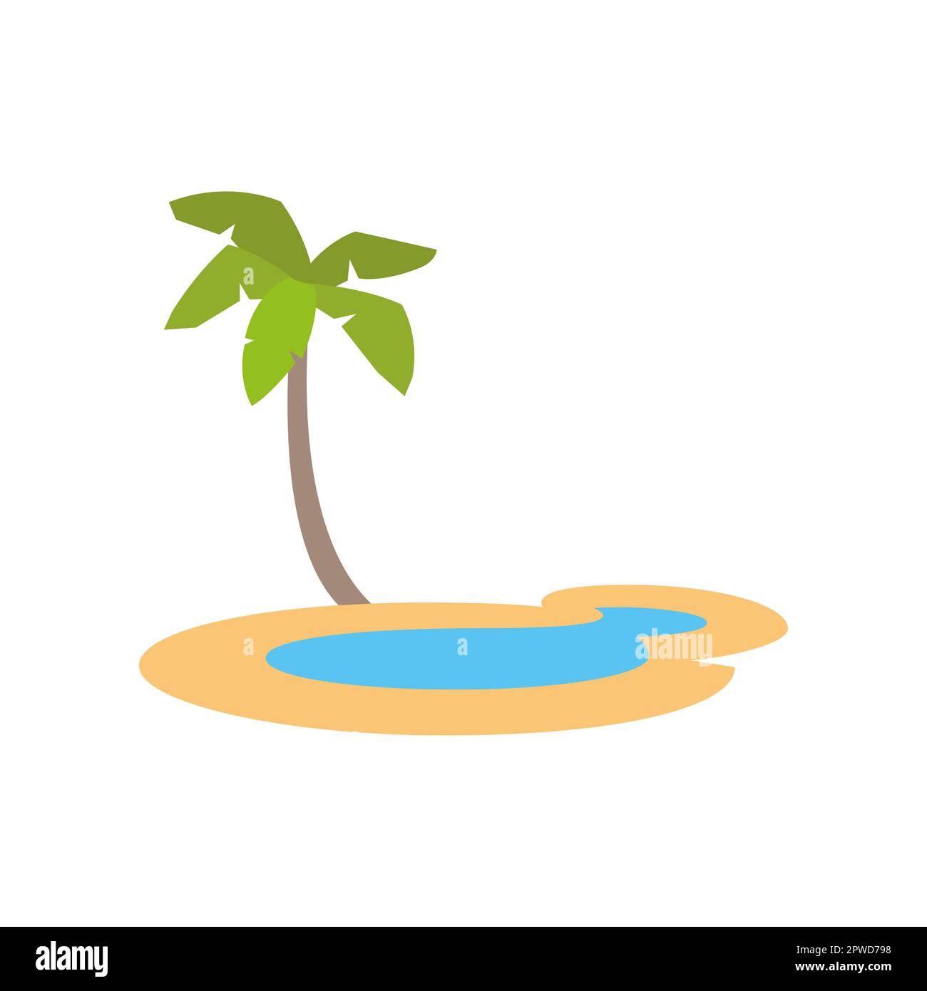 Island cartoon illustration Stock Vector Image & Art - Alamy