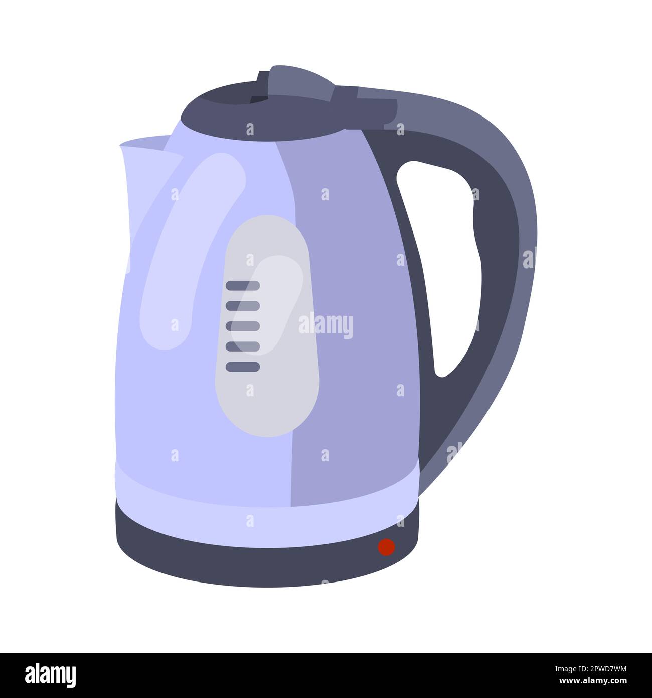 Modern electric kettle cartoon illustration Stock Vector Image & Art
