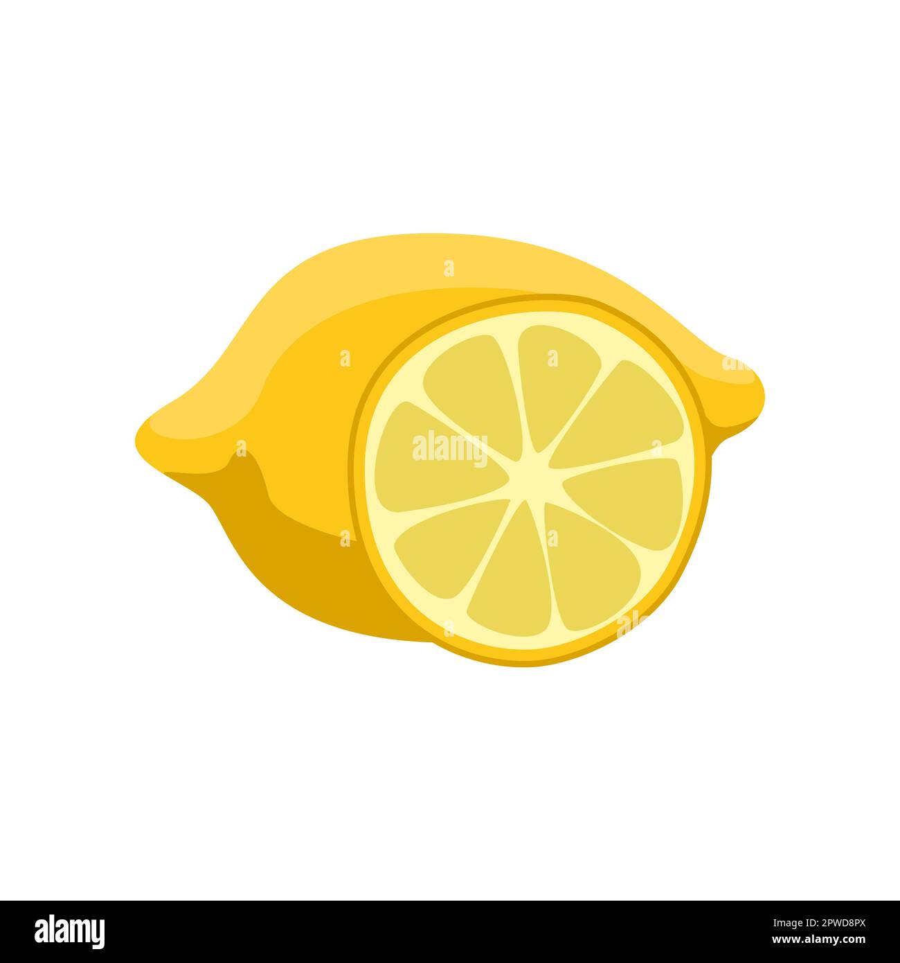 Lemon with collagen vector illustration Stock Vector Image & Art Alamy