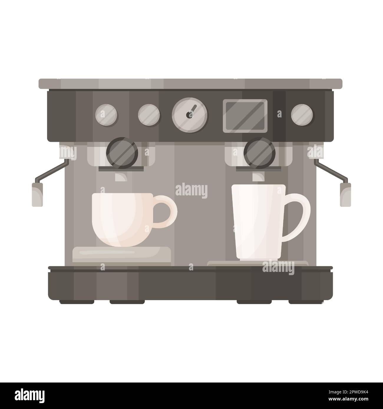 Coffee pot icon cartoon cafe filter Royalty Free Vector