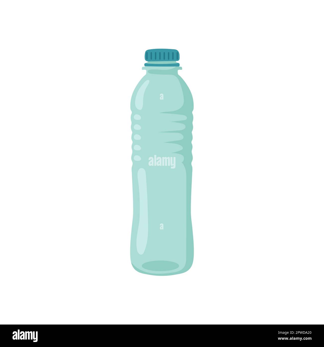 Disposable plastic water bottle vector illustration Stock Vector Image