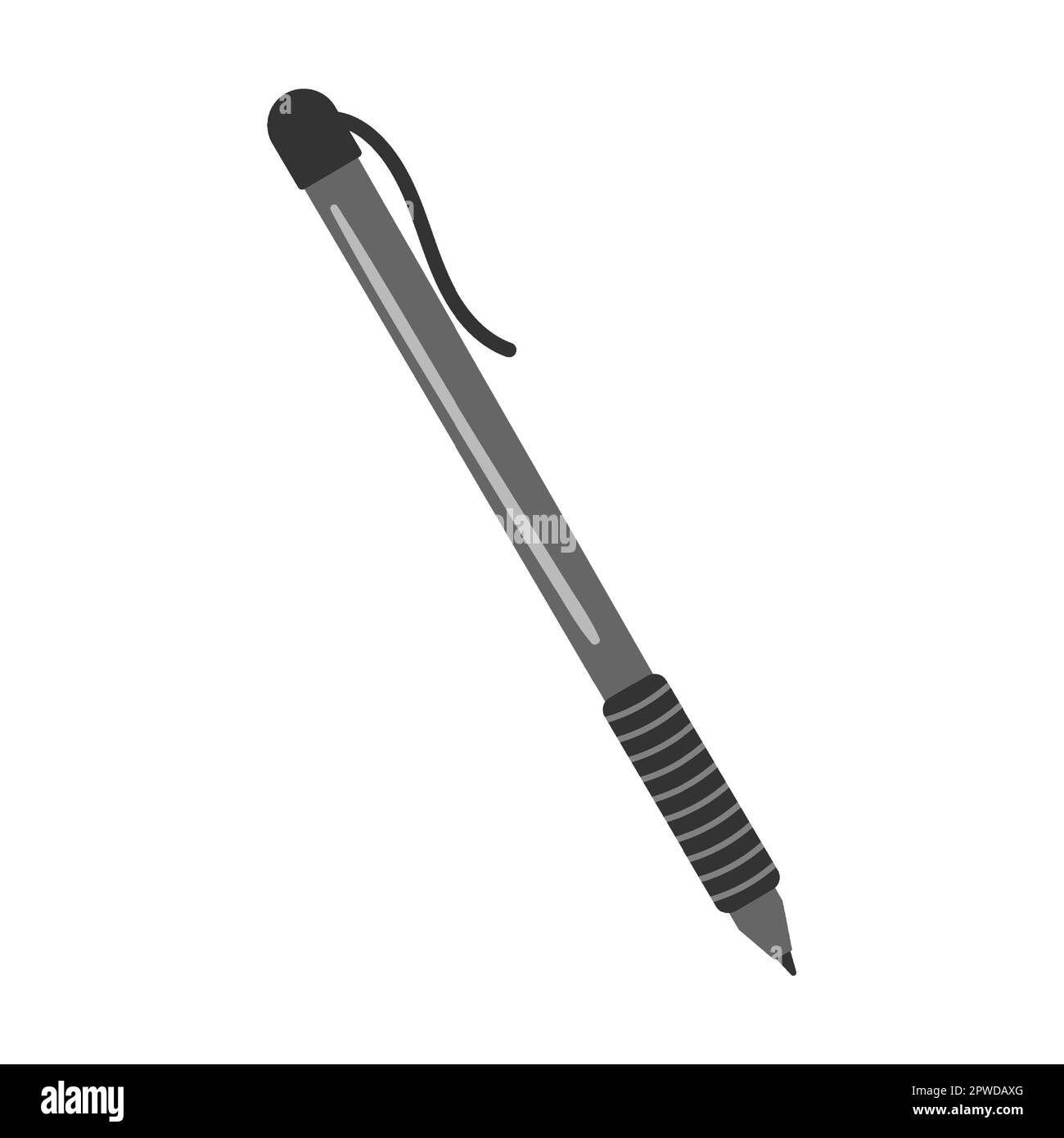 gel pen, Different art supplies vector illustration. Tools and