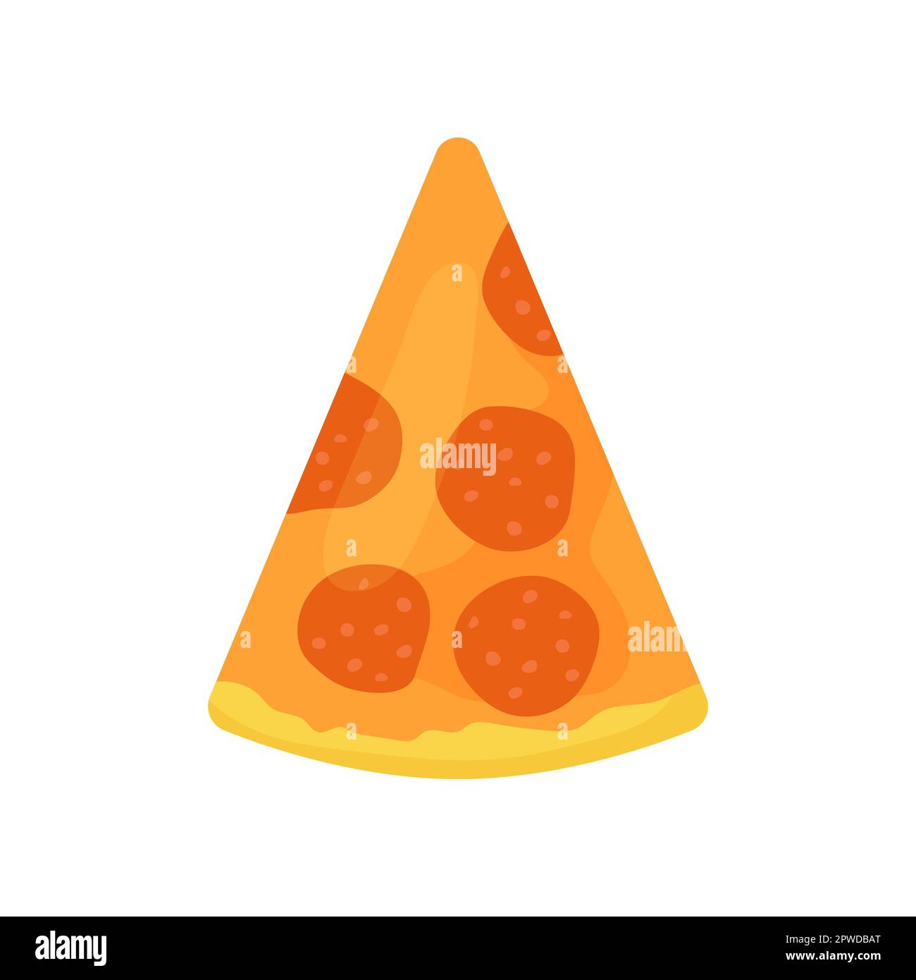 Triangle slice of pizza Cut Out Stock Images & Pictures - Alamy