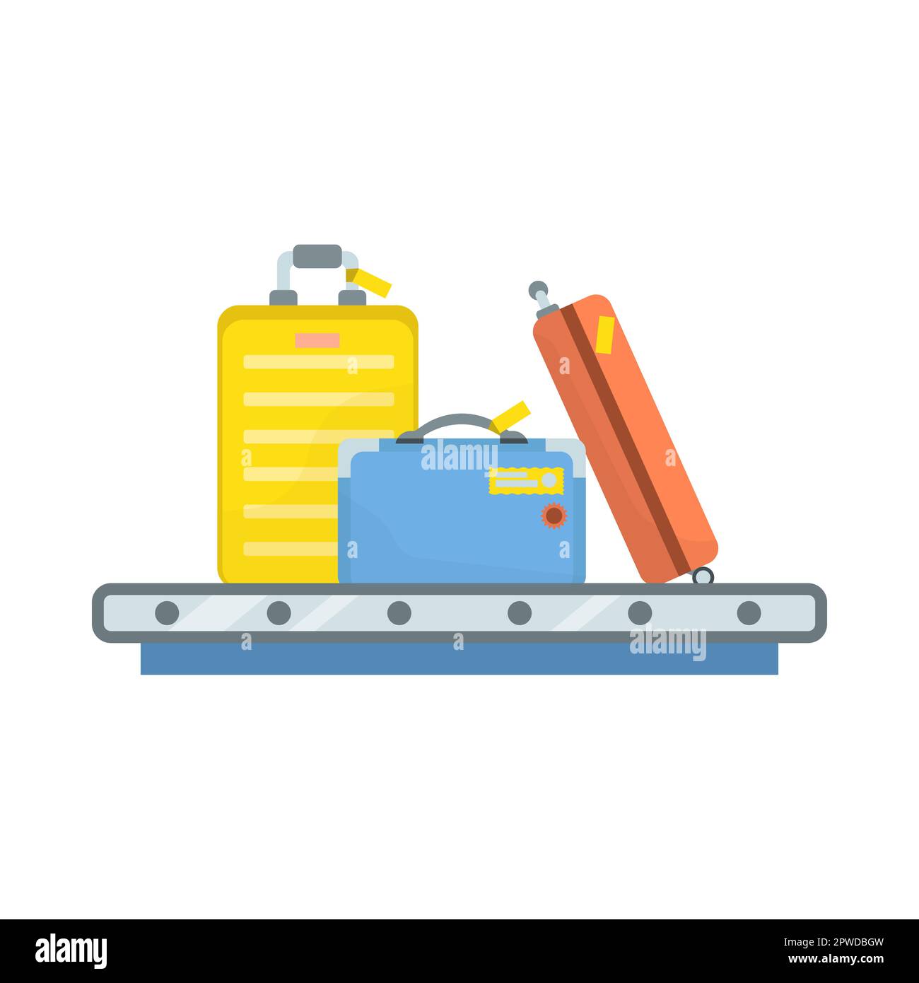 Airport baggage claim conveyor Cut Out Stock Images & Pictures - Alamy