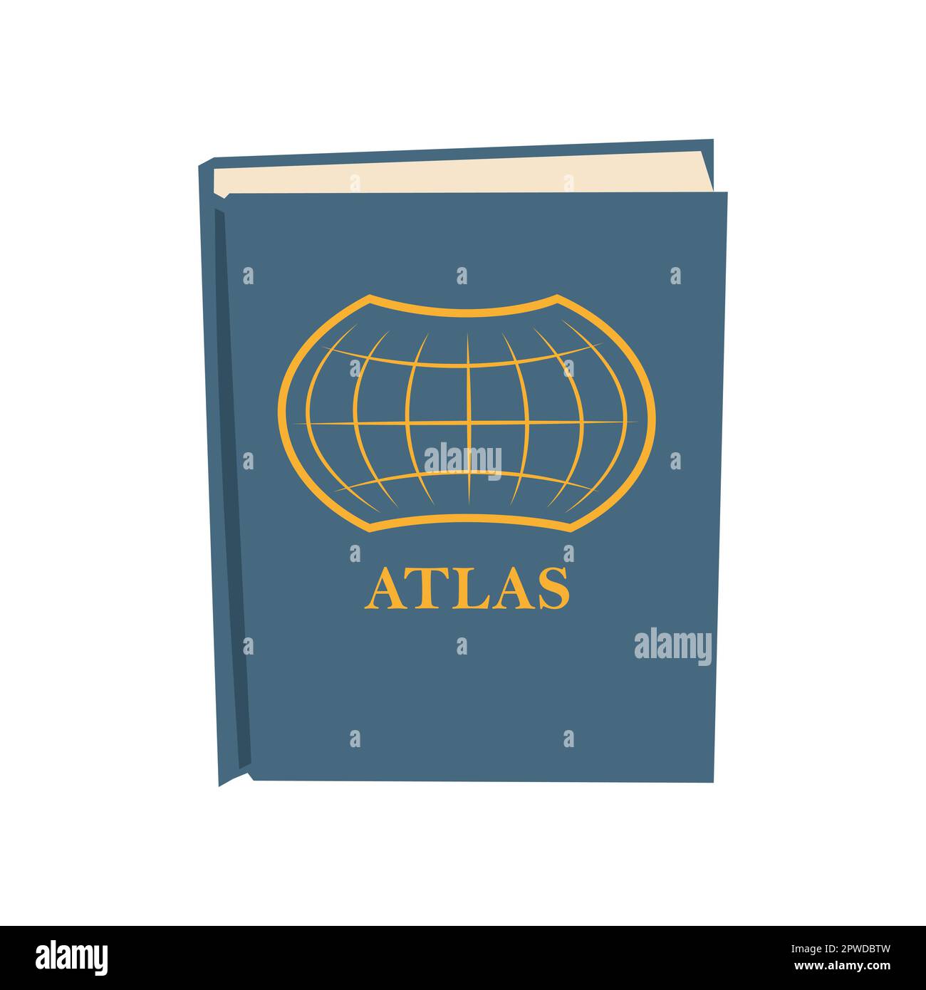 Atlas cartoon illustration Stock Vector